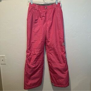 ZEROXPOSUR Winter Reflective Skiing Snow Pants Pink outdoorGirls Size L-14